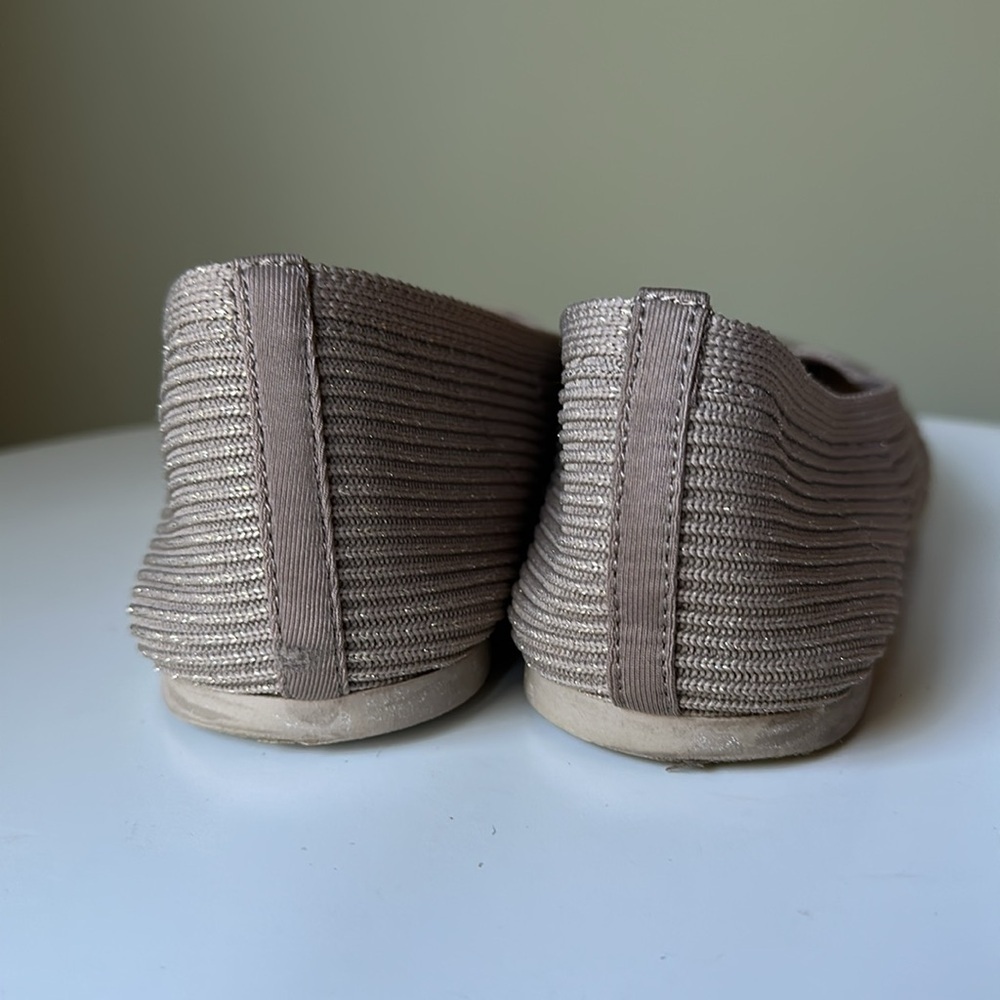 Skechers Cleo Flats Memory Foam Metallic Fibers Stretch Fit - Picture 9 of 13